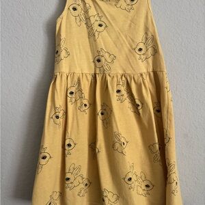 H&M Mustard Top with Cute Print